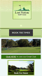 Mobile Screenshot of lostnationgolfcourse.com